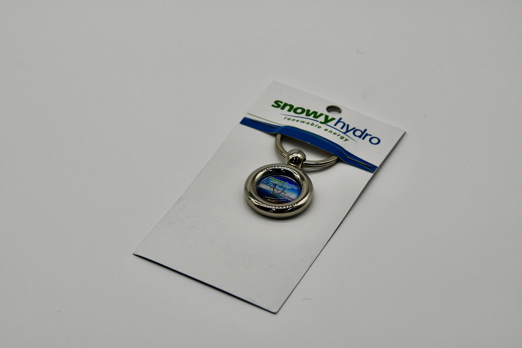KEYRING METAL SNOWY HYDRO POWERLINES CREST